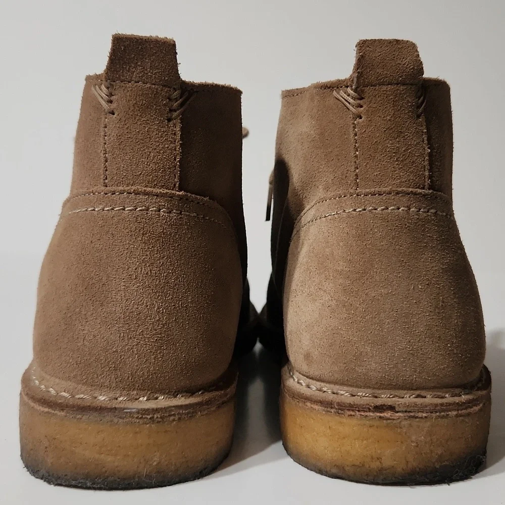 LL Bean Suede Classic Desert Chukka Boots Size 10 Wide EUC